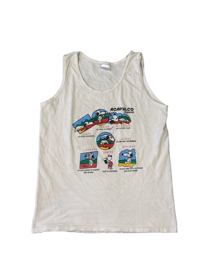 Tank Top Snoopy  Vintage - L