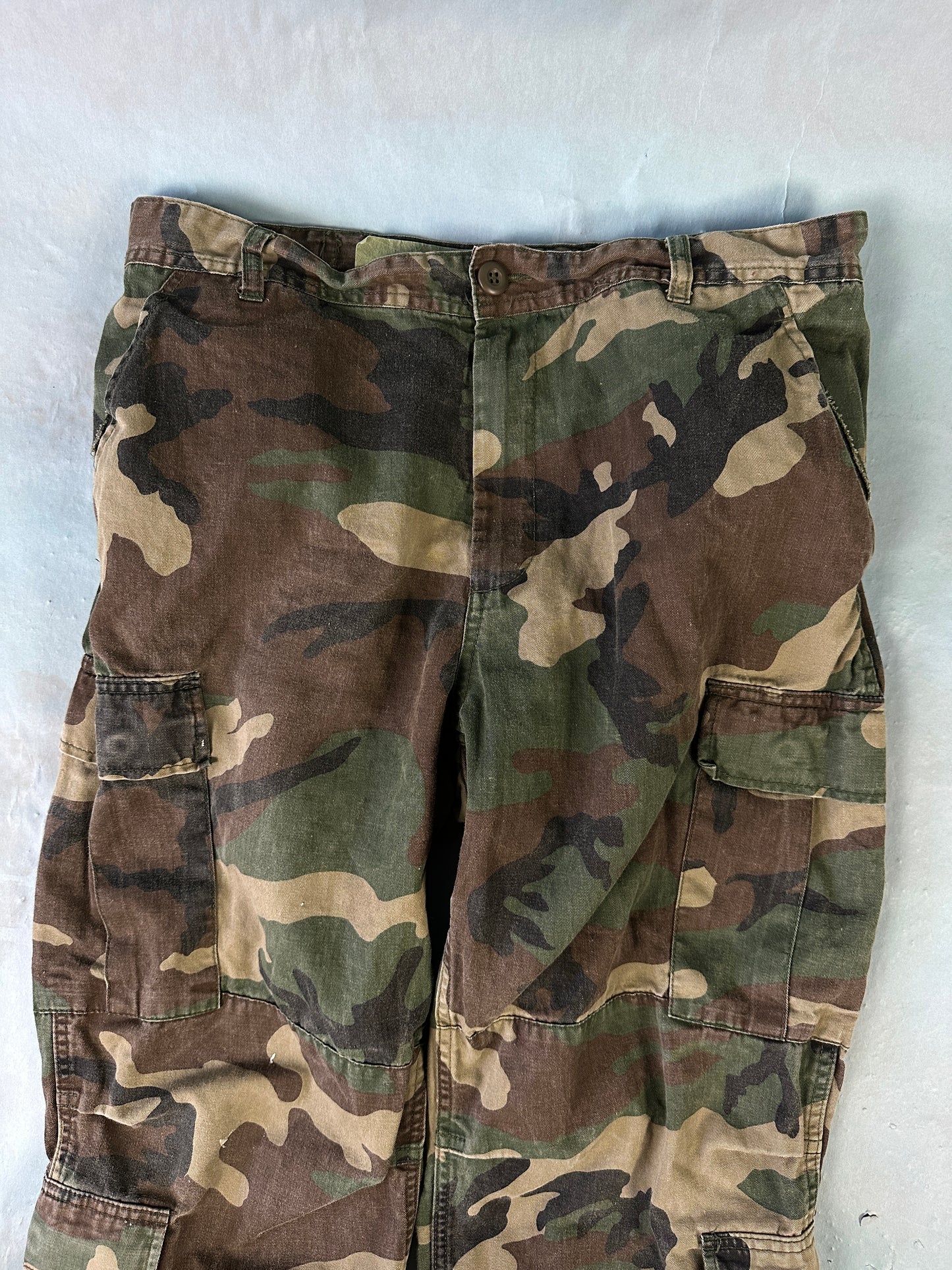 Camo Army Vintage Cargo Pants - 31