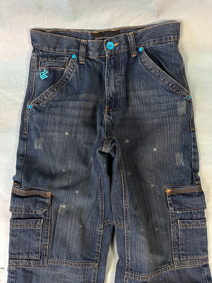 Womens Jeans Rocawear Denim Company Rocawear Cargo Vintage Jeans