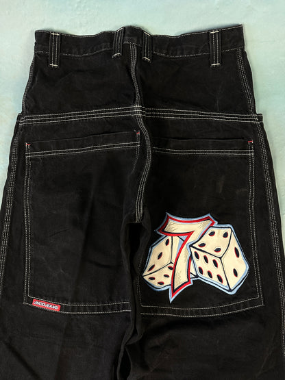 JNCO 7 Dice Vintage Baggy Jeans - 32 x 32