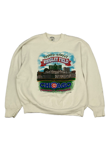 Vintage WRIGLEY FIELD Sweatshirt Chicago CUBS 80's 