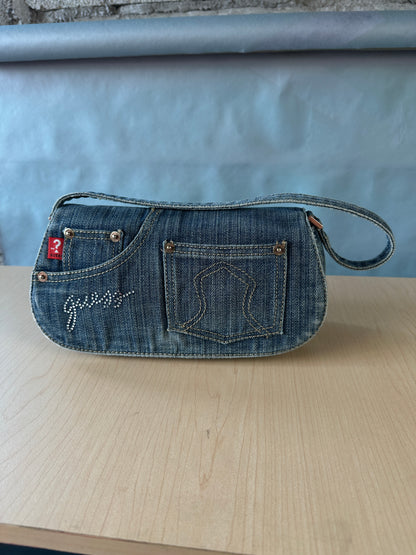 Guess Denim Vintage Handbag