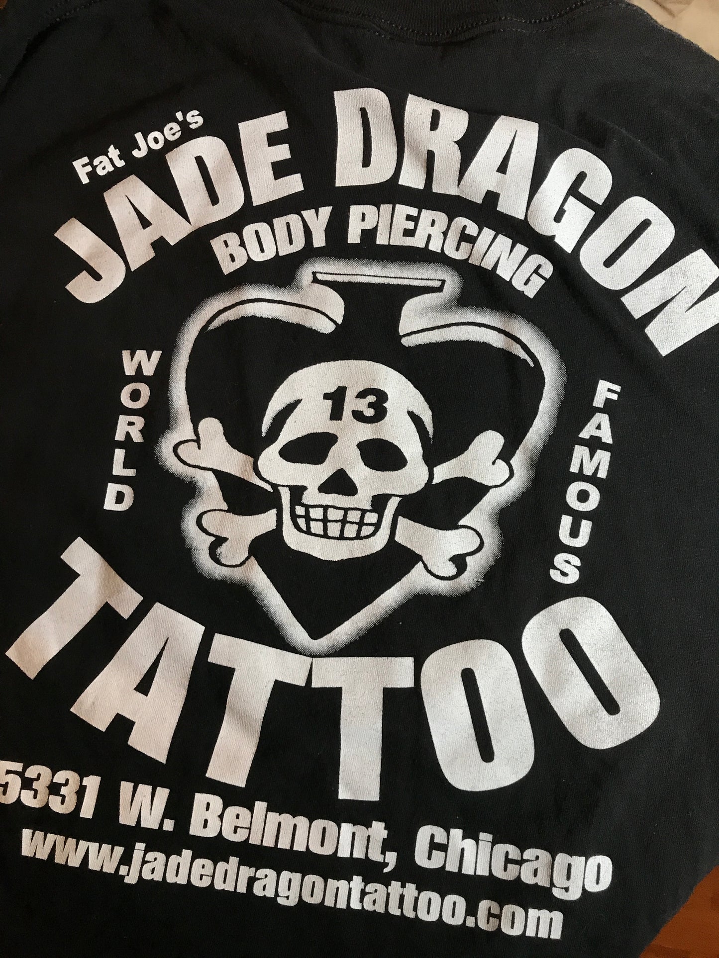 Playera Jade Dragon Tattoo Vintage