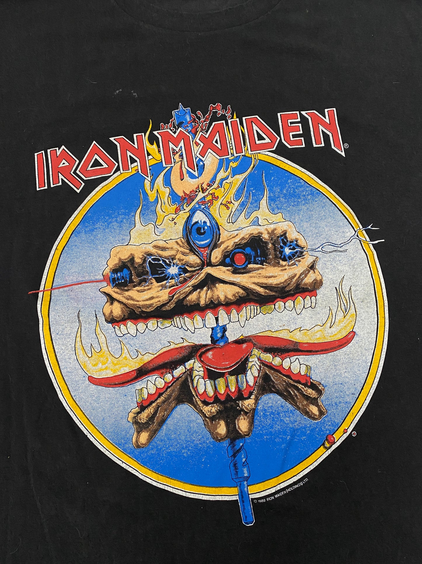 Playera Iron Maiden Vintage 1988 Clairvoyant