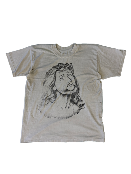 Playera Jesus Faded Vintage - L