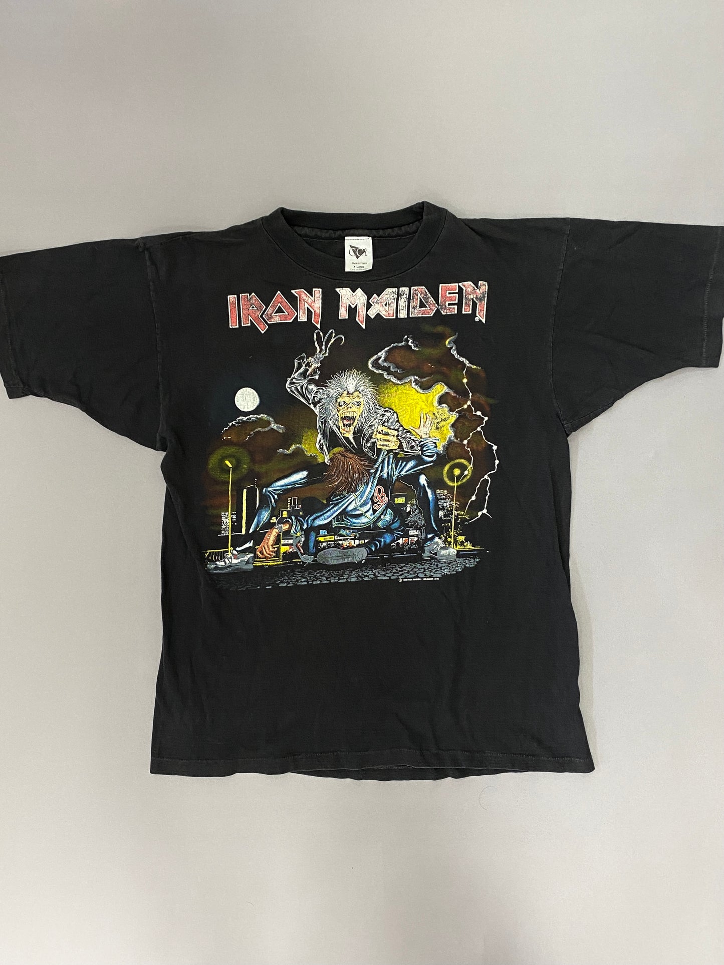 Playera Iron Maiden Vintage 1991 No Prayer on The Road