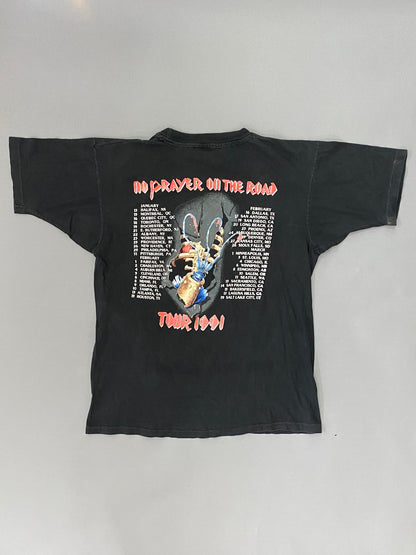 Iron Maiden Vintage 1991 No Prayer on The Road T-Shirt