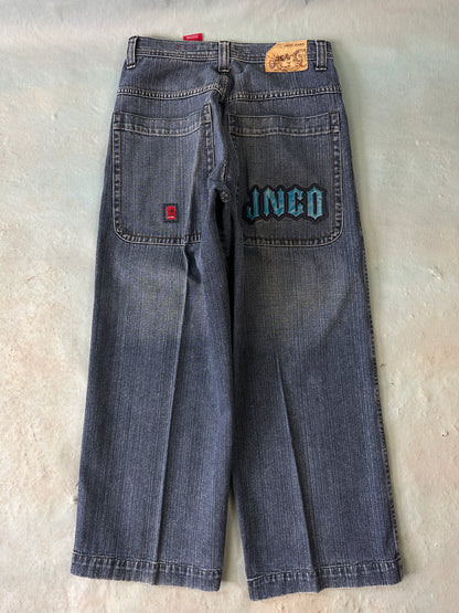 JNCO Spellout Logo Vintage Baggy Jeans - 33 x 30