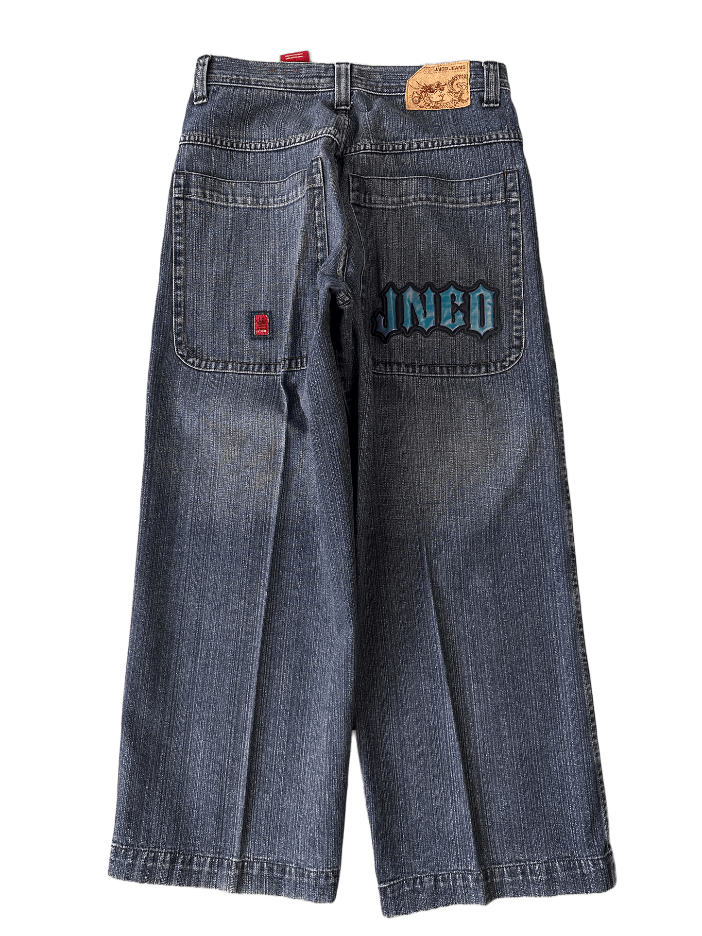 JNCO Spellout Logo Vintage Baggy Jeans - 33 x 30