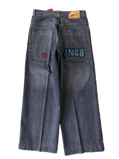 JNCO Spellout Logo Vintage Baggy Jeans - 33 x 30