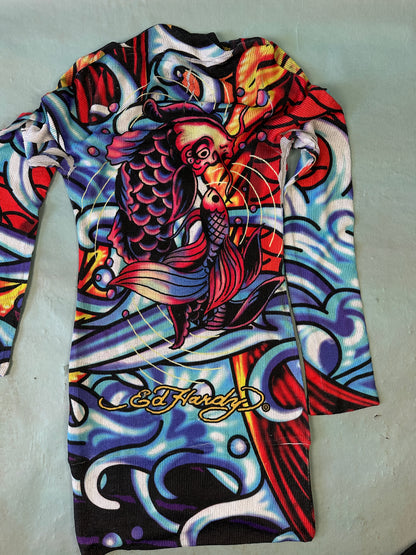 Ed Hardy Vintage Knit Dress - M