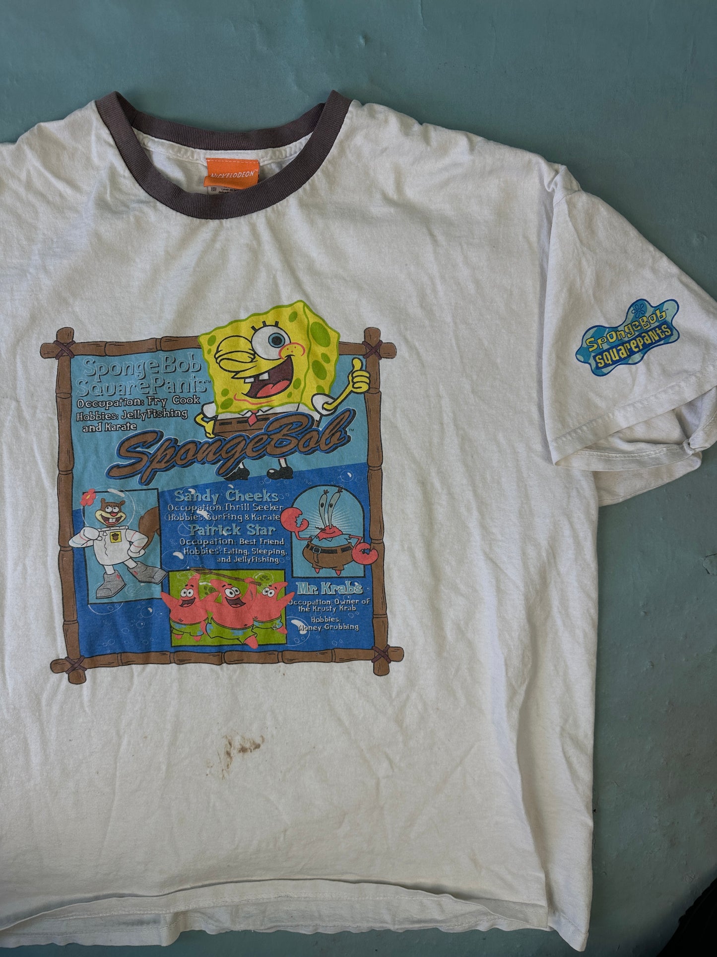 Playera Bob Esponja 2002 Vintage - XL