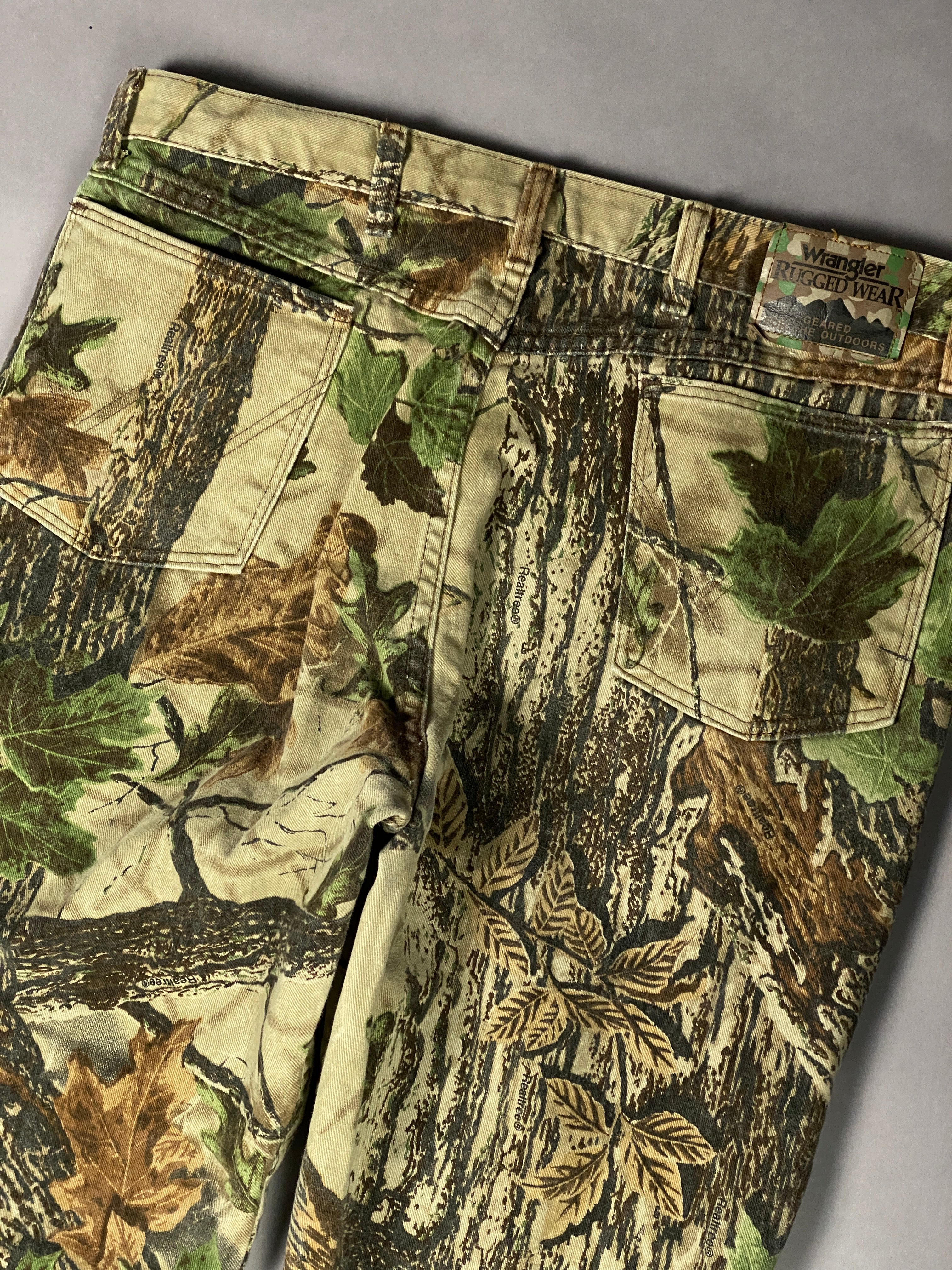 Vintage Wrangler Realtree Camo Jeans Pants 38x30 Camouflage Hunting |  Grailed
