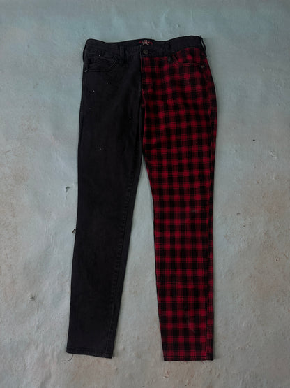 Royal Bones Daang Goodman Vintage Plaid Jeans - 5