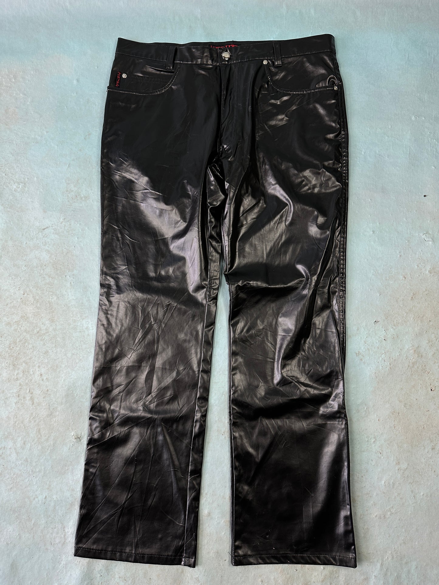 Tripp NYC Vintage Vegan Leather Pants - 38