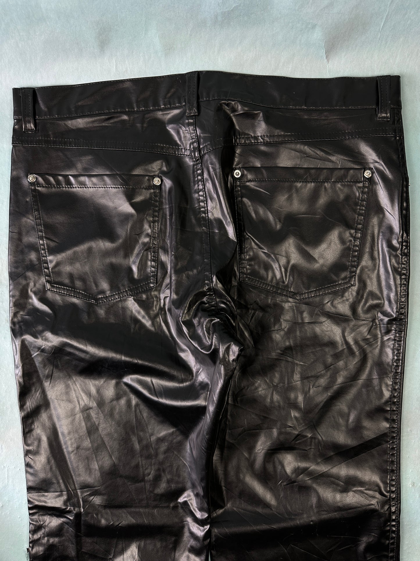 Tripp NYC Vintage Vegan Leather Pants - 38