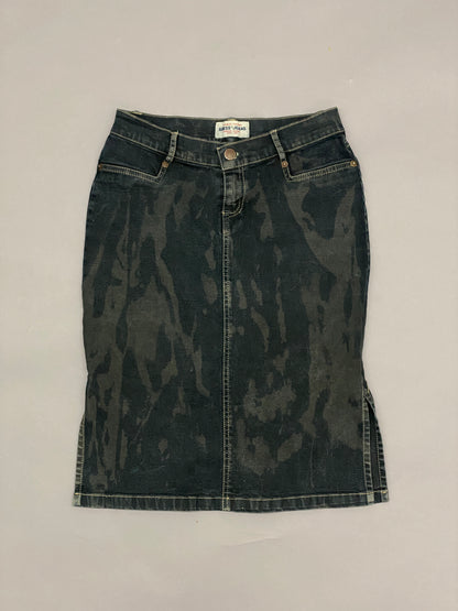 Guess Denim Acid Wash Vintage Skirt