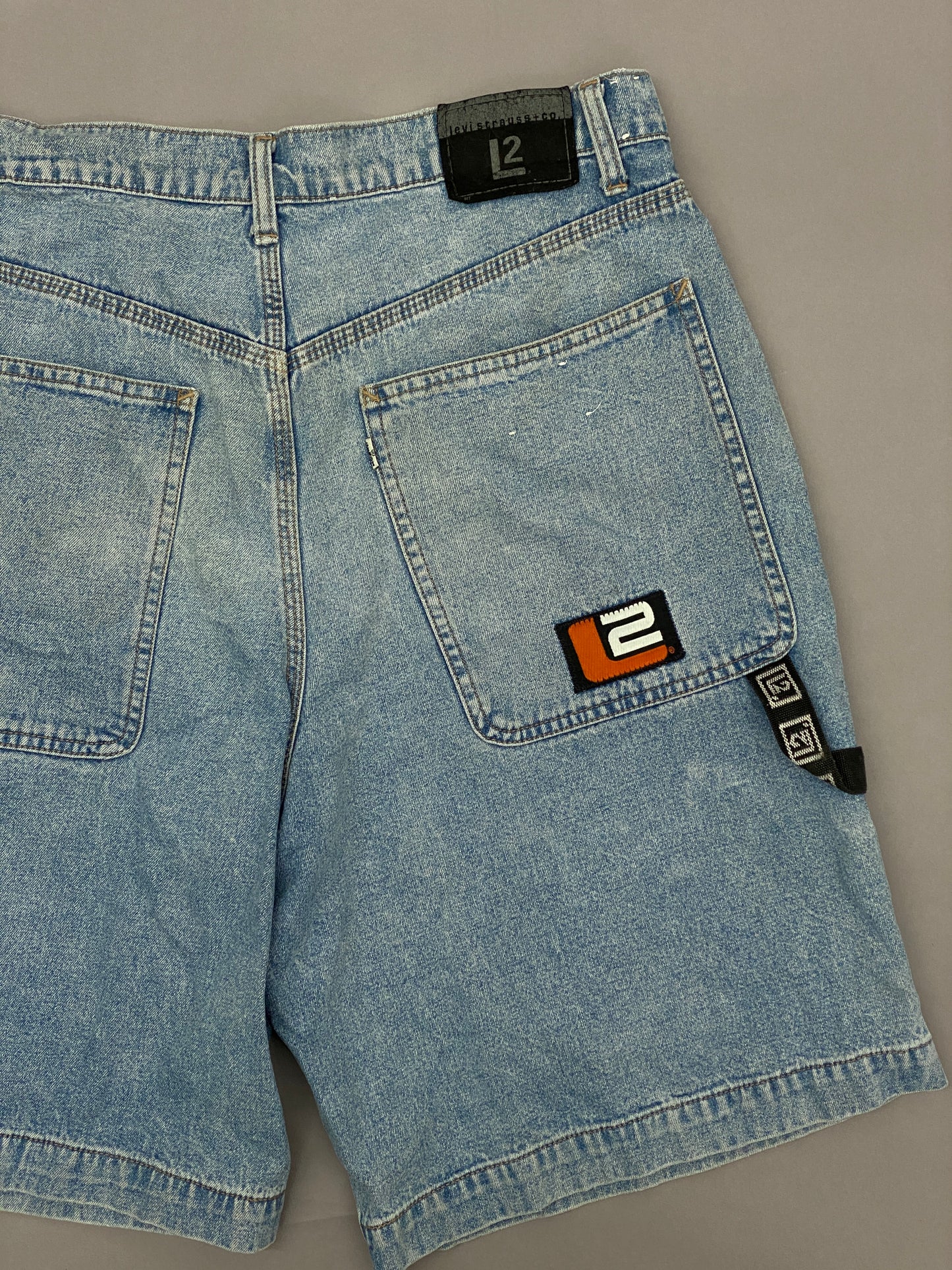 Shorts Baggy Levis Silver Tab Vintage - 32