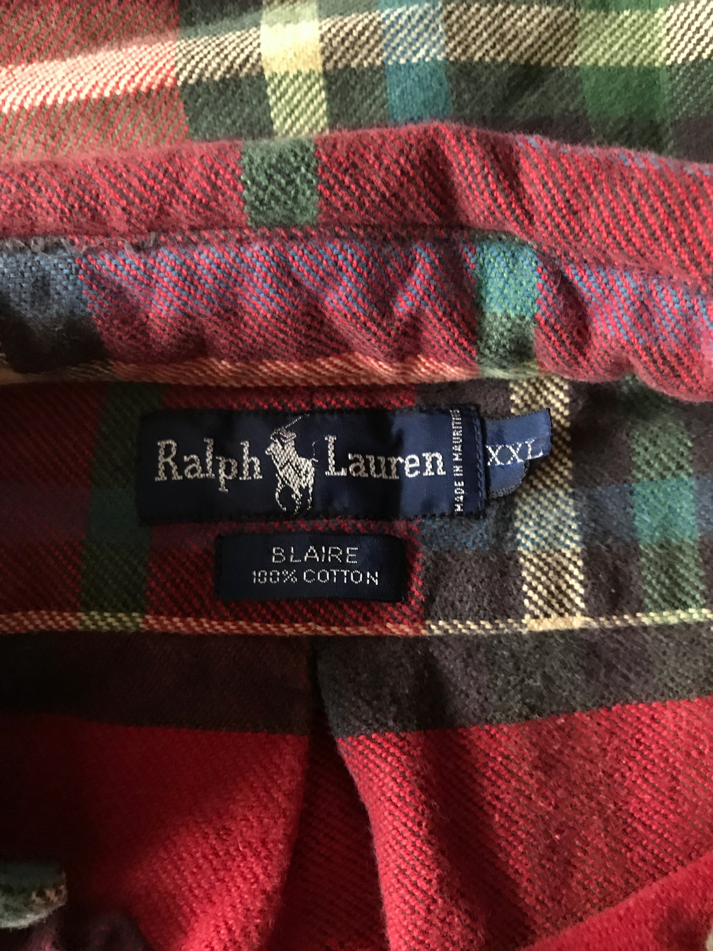 Camisa de Franela Ralph Lauren Vintage