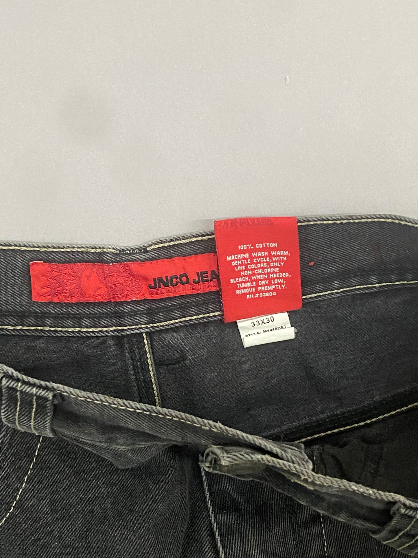 JNCO Flame Skull Vintage Jeans - 33 x 30