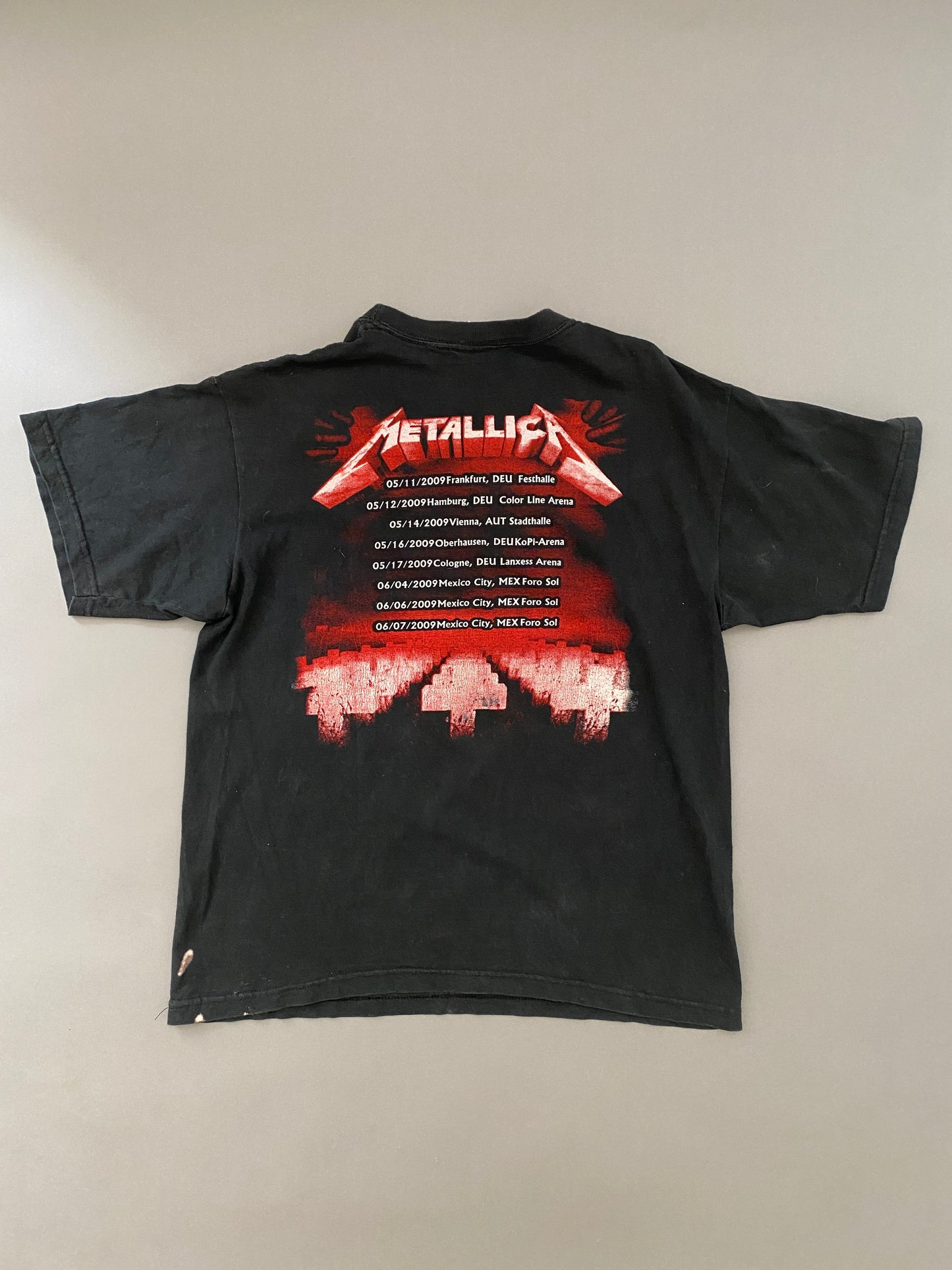 Playera Metallica 2009