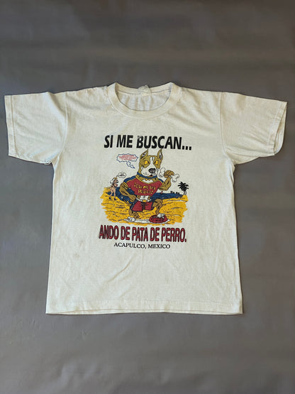 Playera Si Me Buscan Vintage