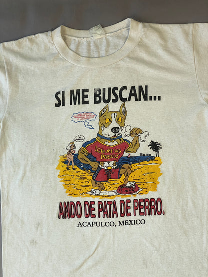 Playera Si Me Buscan Vintage