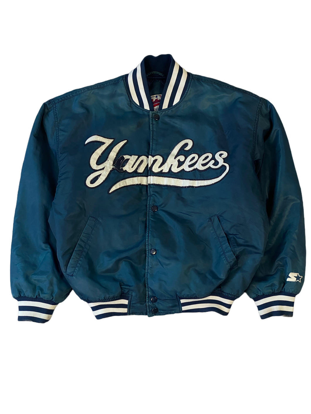 Vintage New York Yankees Starter Jacket. Size XL. $80. Available in Store  and on Website 😎