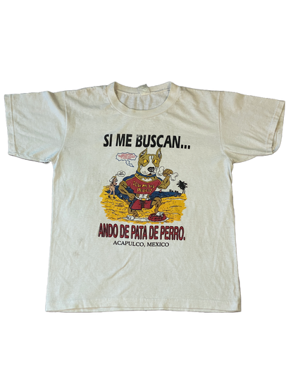 Playera Si Me Buscan Vintage