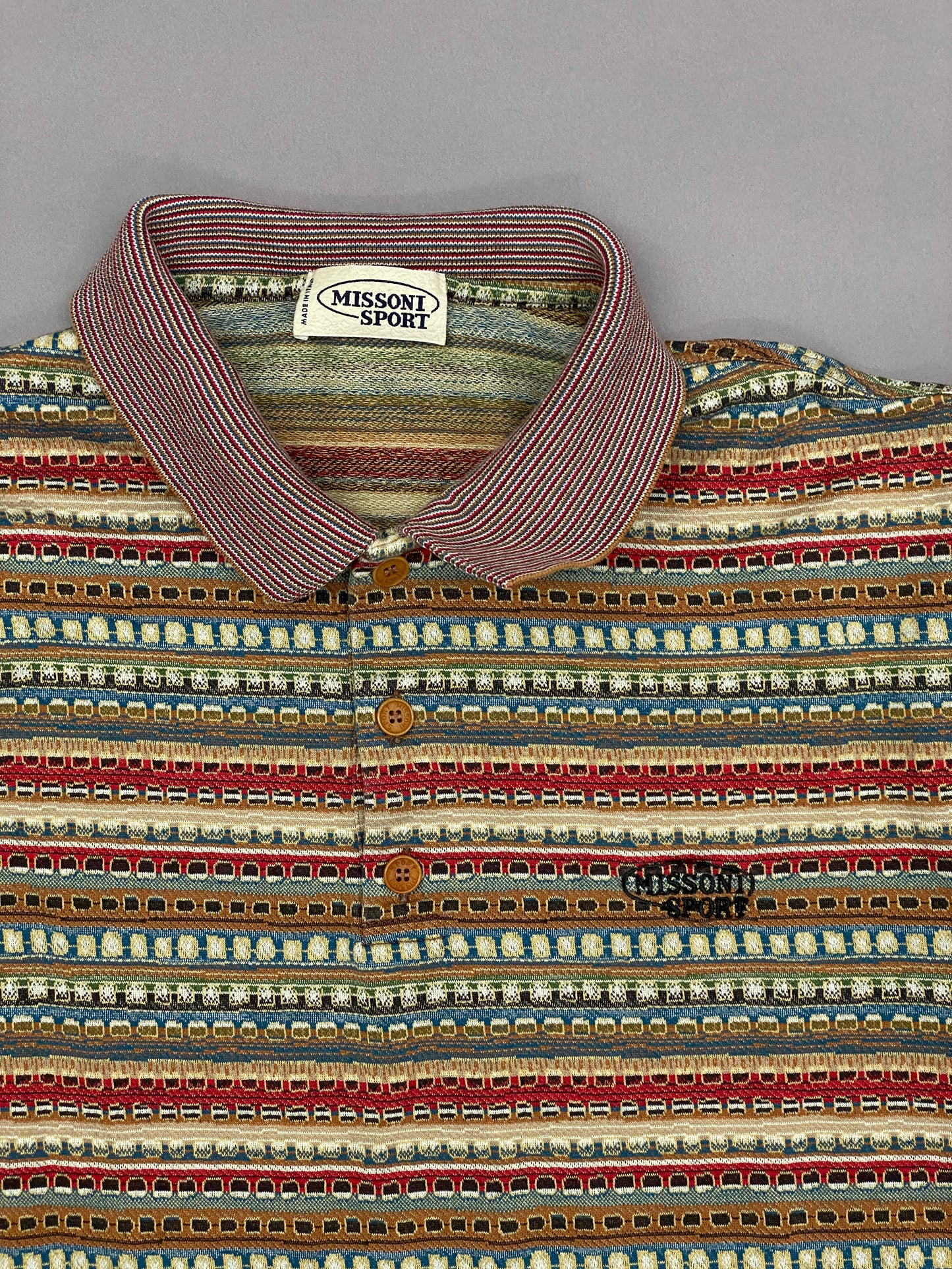 Camisa Polo Missoni Sport Vintage
