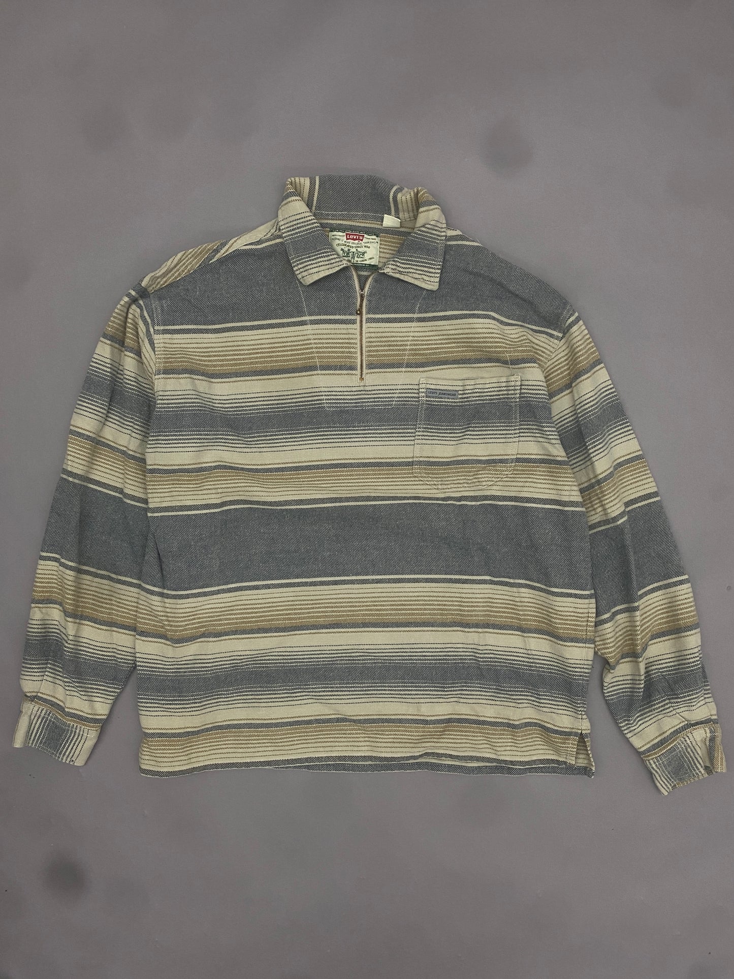 Camisa Levis Half Zip Vintage