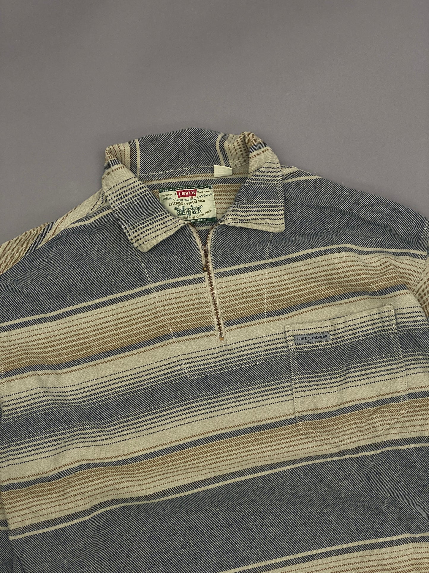 Camisa Levis Half Zip Vintage