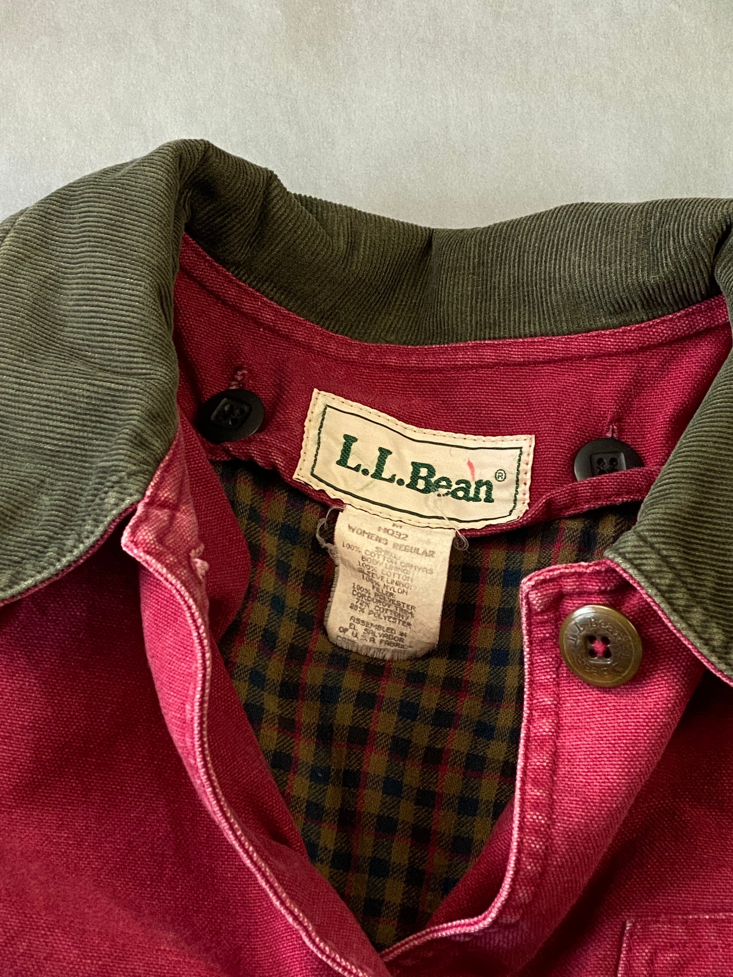LL Bean Vintage Chore Canvas Jacket