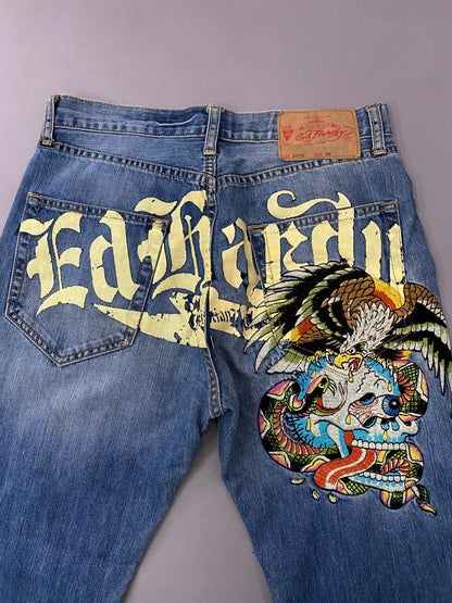 Ed Hardy Embroidered Jeans