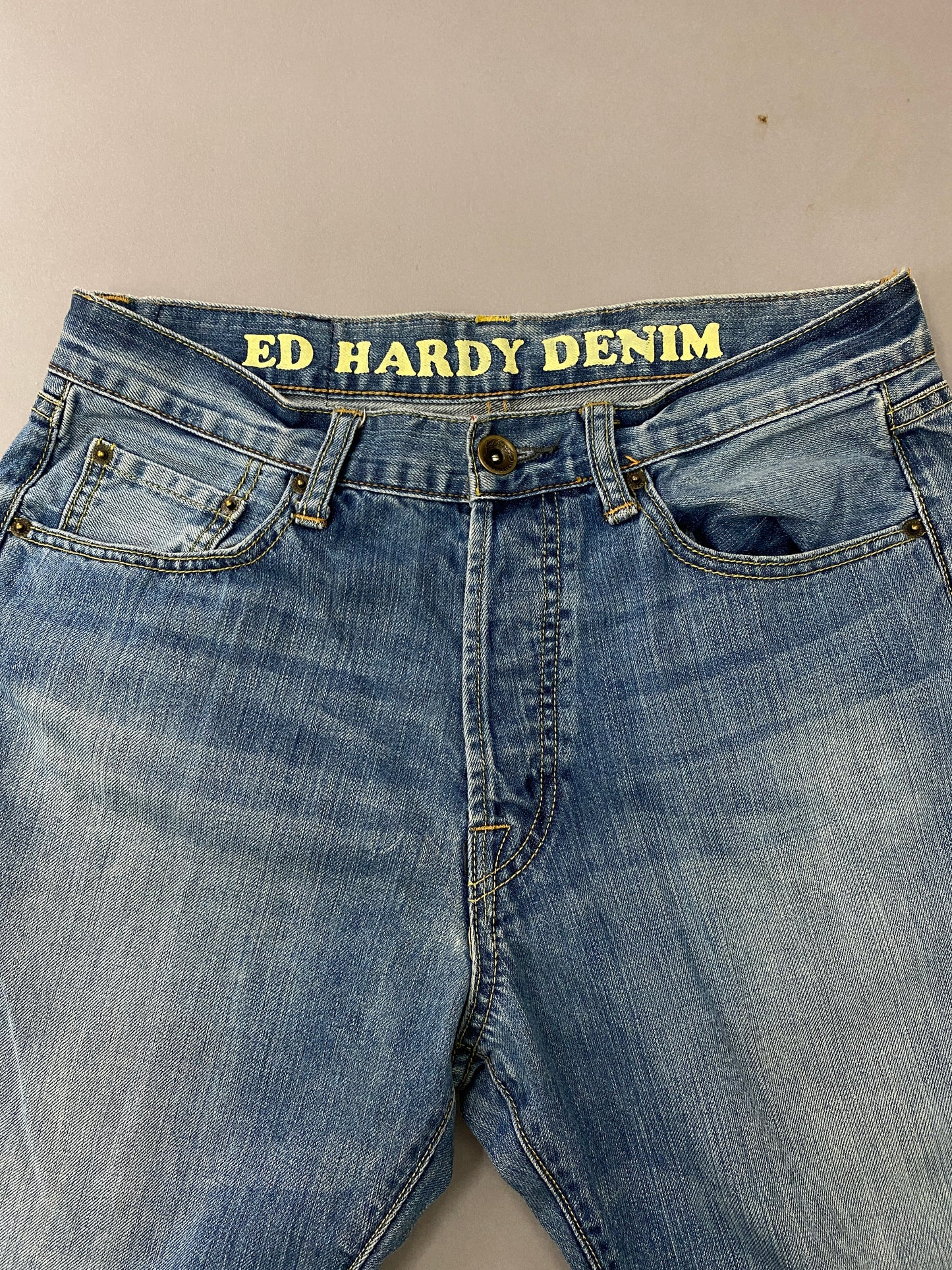 Jeans Ed Hardy Bordados