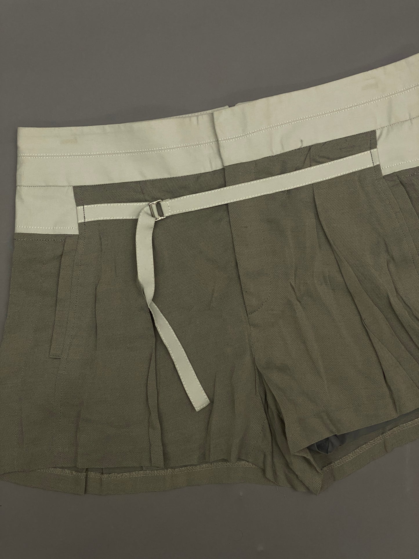 Helmut Lang Triton Pleated Shorts