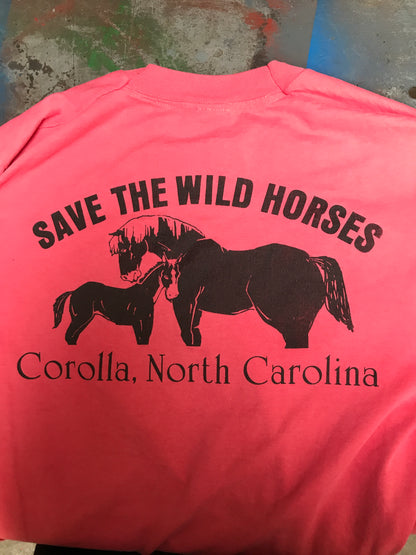 Playera Save the Horses Vintage