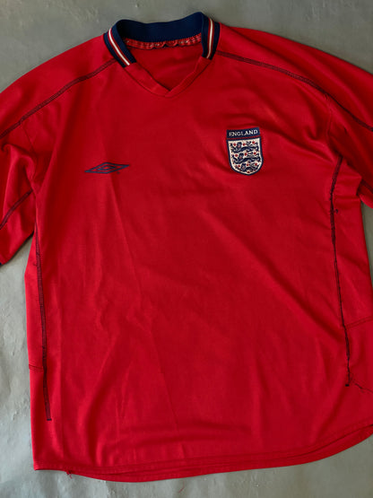 Jersey Inglaterra Umbro 2001 Vintage