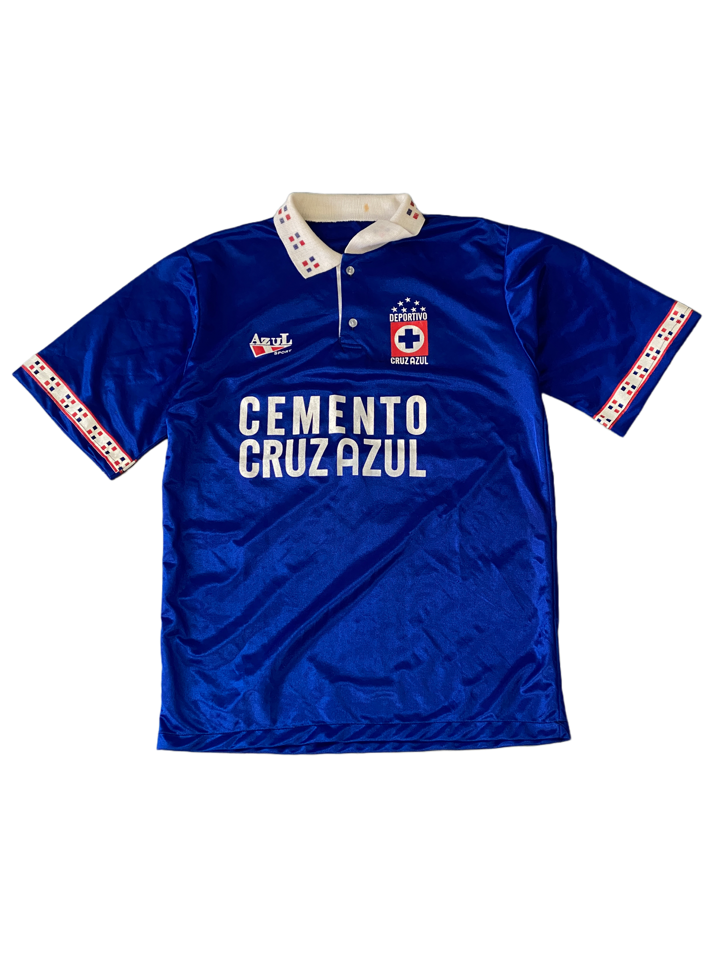 Jersey Cruz Azul 1996 Azul Sport Vintage