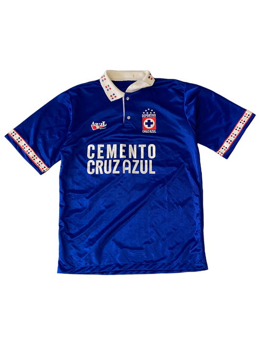 Jersey Cruz Azul 1996 Azul Sport Vintage