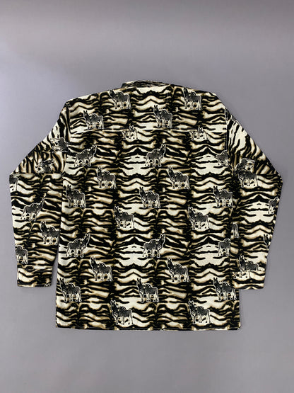 Zebra Animal Print Vintage Shirt