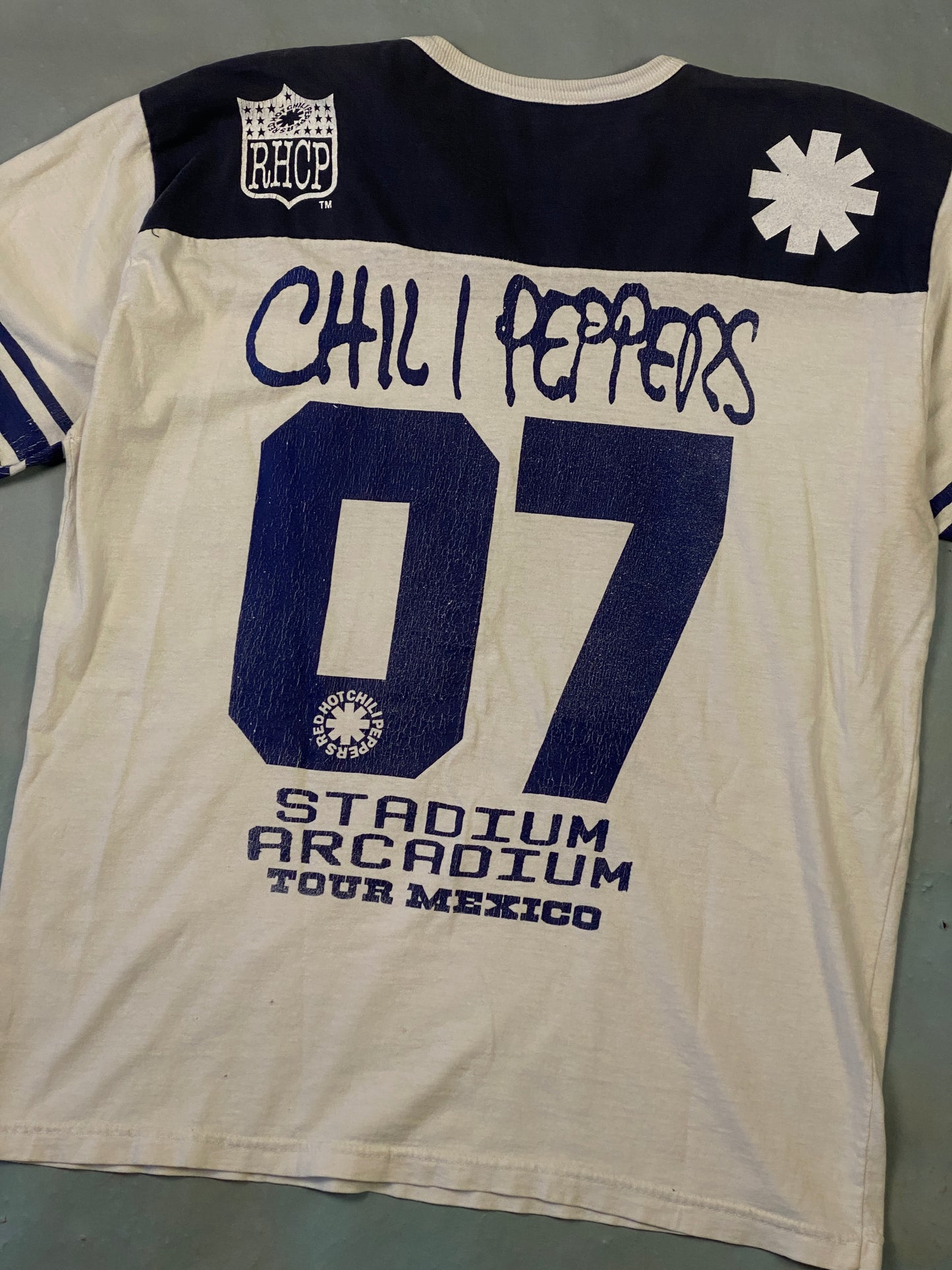 Jersey Red Hot Chili Peppers Stadium Acardium 2007 Mexico Tour Vintage