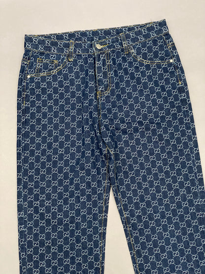 Gucci Monogram Vintage Jeans