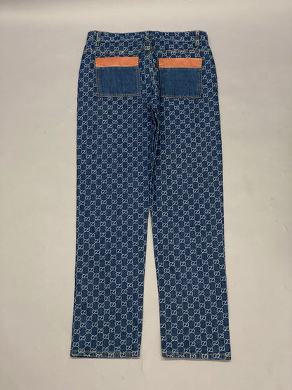 Gucci Monogram Vintage Jeans