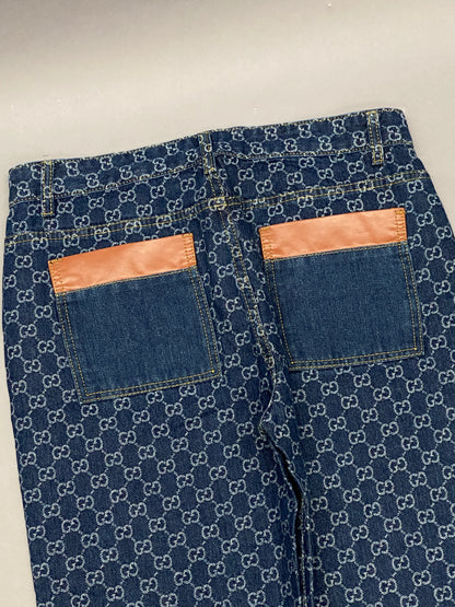 Gucci Monogram Vintage Jeans