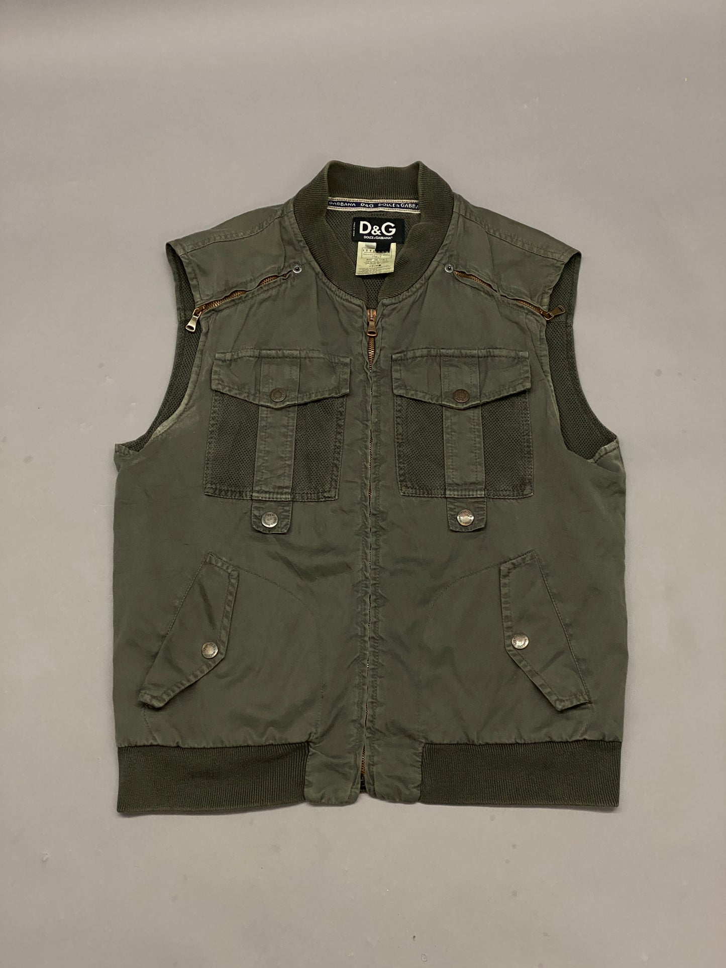 Dolce &amp; Gabbana 2003 Vintage Combat Vest