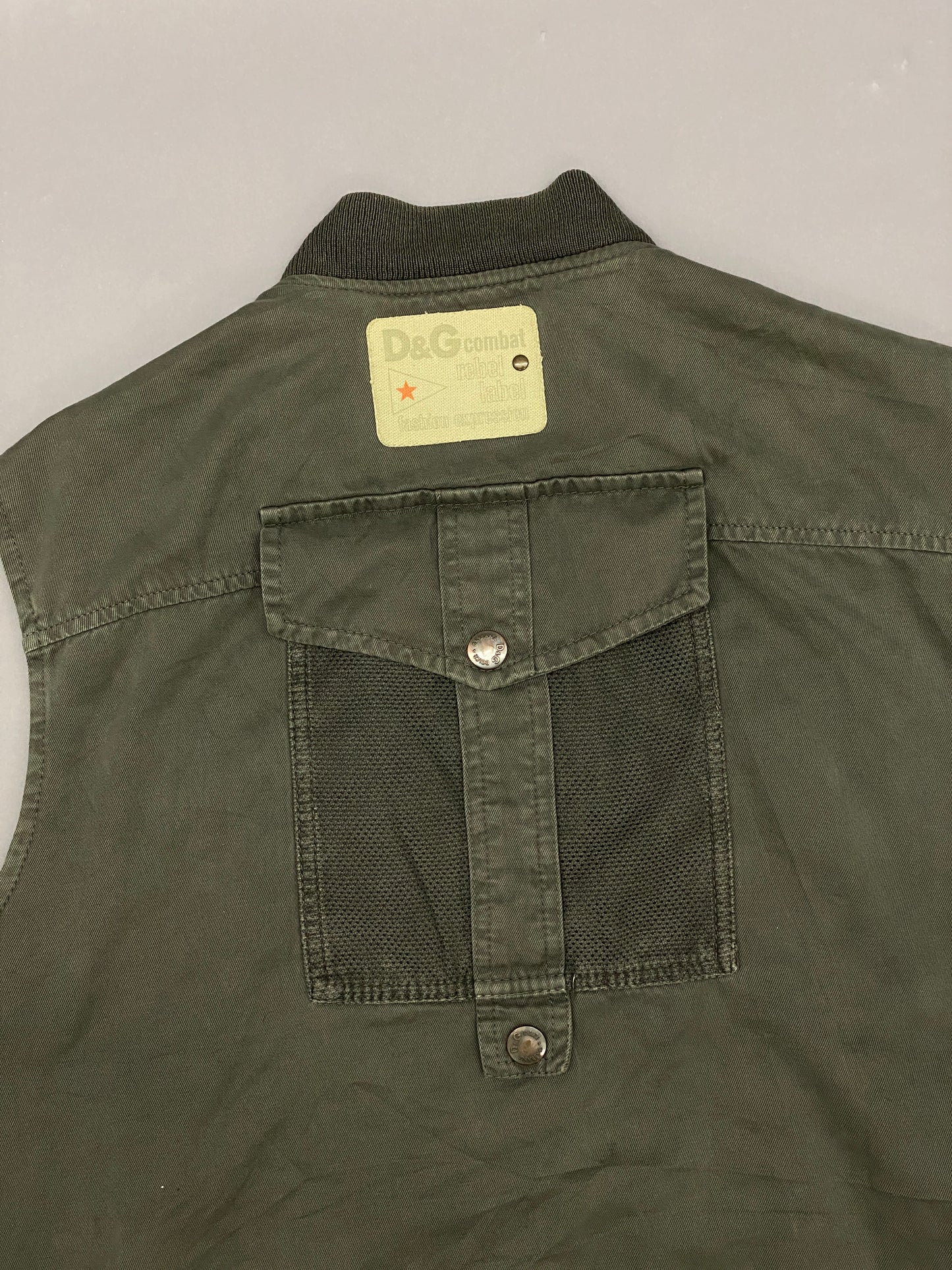 Dolce &amp; Gabbana 2003 Vintage Combat Vest