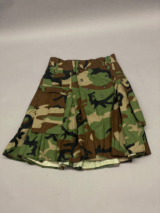 Utilikilts Multipockets Camo Army Vintage Skirt