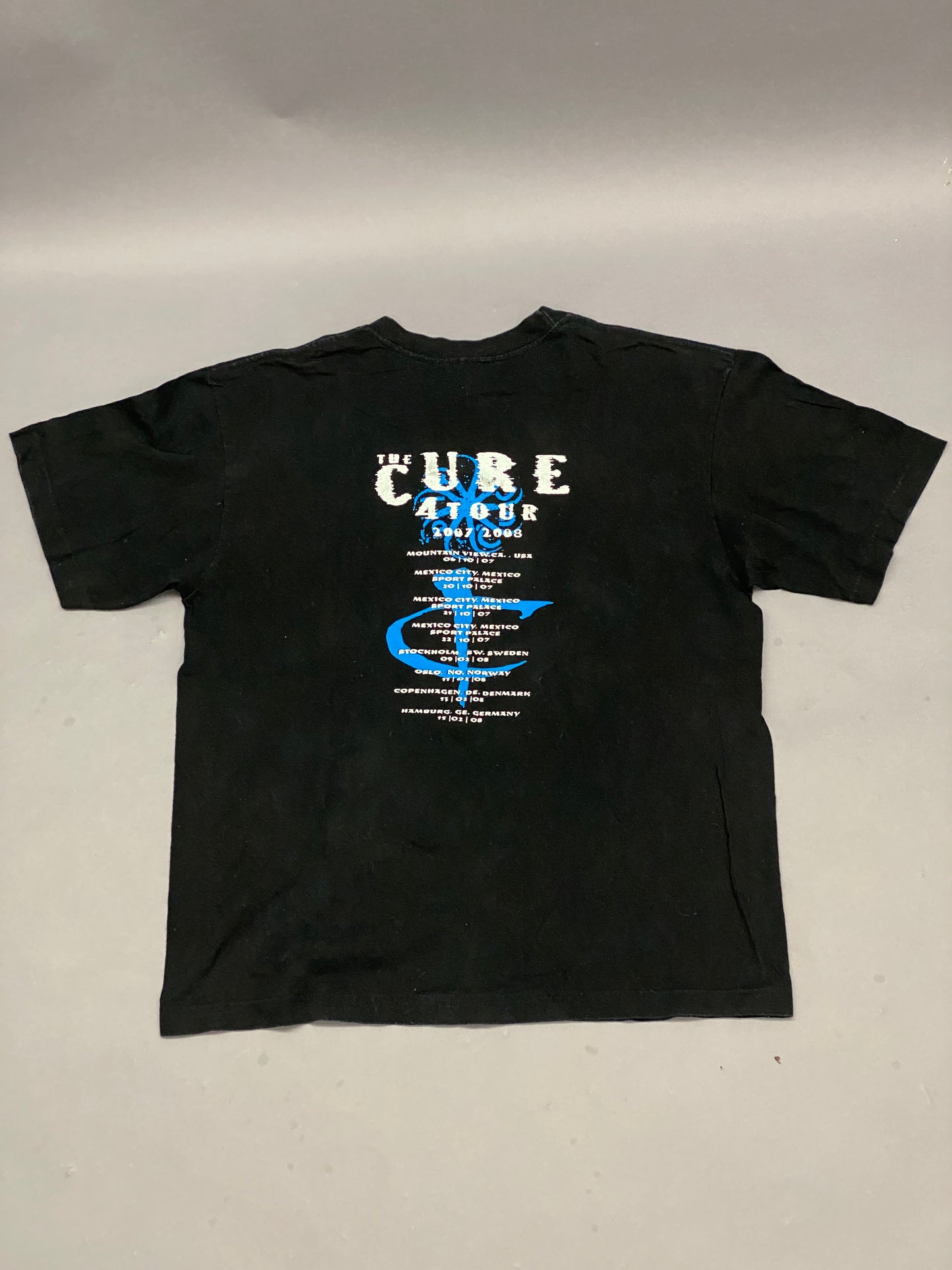 The Cure Mx Tour 2007 Vintage T-shirt