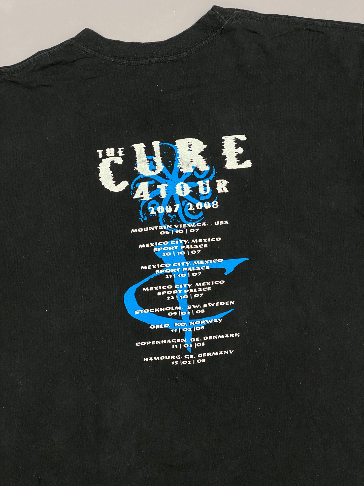 The Cure Mx Tour 2007 Vintage T-shirt